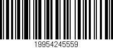 Código de barras (EAN, GTIN, SKU, ISBN): '19954245559'