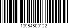Código de barras (EAN, GTIN, SKU, ISBN): '19954500122'