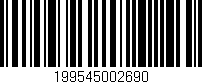 Código de barras (EAN, GTIN, SKU, ISBN): '199545002690'
