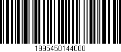 Código de barras (EAN, GTIN, SKU, ISBN): '1995450144000'