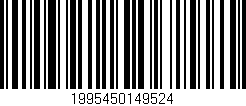 Código de barras (EAN, GTIN, SKU, ISBN): '1995450149524'