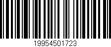 Código de barras (EAN, GTIN, SKU, ISBN): '19954501723'