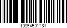Código de barras (EAN, GTIN, SKU, ISBN): '19954501761'