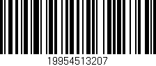 Código de barras (EAN, GTIN, SKU, ISBN): '19954513207'