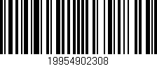 Código de barras (EAN, GTIN, SKU, ISBN): '19954902308'
