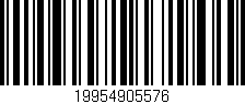 Código de barras (EAN, GTIN, SKU, ISBN): '19954905576'