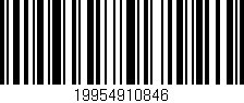 Código de barras (EAN, GTIN, SKU, ISBN): '19954910846'
