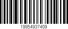 Código de barras (EAN, GTIN, SKU, ISBN): '19954937409'