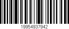 Código de barras (EAN, GTIN, SKU, ISBN): '19954937942'