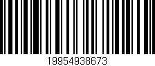 Código de barras (EAN, GTIN, SKU, ISBN): '19954938673'
