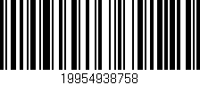 Código de barras (EAN, GTIN, SKU, ISBN): '19954938758'