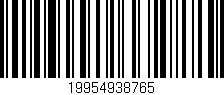 Código de barras (EAN, GTIN, SKU, ISBN): '19954938765'