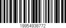 Código de barras (EAN, GTIN, SKU, ISBN): '19954938772'