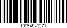 Código de barras (EAN, GTIN, SKU, ISBN): '19954943271'