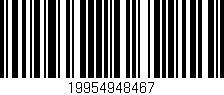 Código de barras (EAN, GTIN, SKU, ISBN): '19954948467'