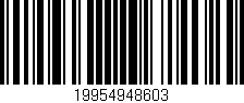 Código de barras (EAN, GTIN, SKU, ISBN): '19954948603'