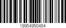 Código de barras (EAN, GTIN, SKU, ISBN): '19954950484'