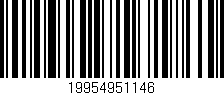 Código de barras (EAN, GTIN, SKU, ISBN): '19954951146'