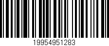 Código de barras (EAN, GTIN, SKU, ISBN): '19954951283'