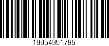 Código de barras (EAN, GTIN, SKU, ISBN): '19954951795'