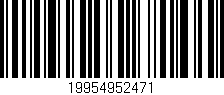 Código de barras (EAN, GTIN, SKU, ISBN): '19954952471'