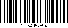 Código de barras (EAN, GTIN, SKU, ISBN): '19954952594'