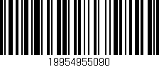 Código de barras (EAN, GTIN, SKU, ISBN): '19954955090'