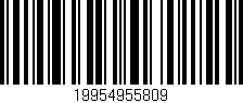 Código de barras (EAN, GTIN, SKU, ISBN): '19954955809'