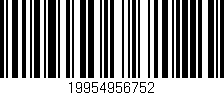 Código de barras (EAN, GTIN, SKU, ISBN): '19954956752'
