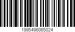 Código de barras (EAN, GTIN, SKU, ISBN): '1995496065024'