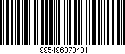 Código de barras (EAN, GTIN, SKU, ISBN): '1995496070431'