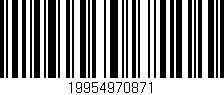 Código de barras (EAN, GTIN, SKU, ISBN): '19954970871'