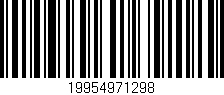 Código de barras (EAN, GTIN, SKU, ISBN): '19954971298'