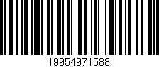 Código de barras (EAN, GTIN, SKU, ISBN): '19954971588'
