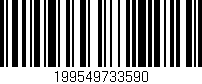 Código de barras (EAN, GTIN, SKU, ISBN): '199549733590'