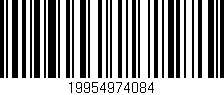 Código de barras (EAN, GTIN, SKU, ISBN): '19954974084'