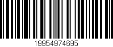 Código de barras (EAN, GTIN, SKU, ISBN): '19954974695'