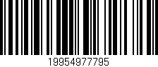Código de barras (EAN, GTIN, SKU, ISBN): '19954977795'