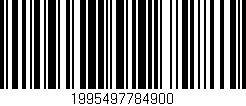 Código de barras (EAN, GTIN, SKU, ISBN): '1995497784900'