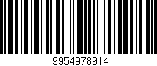 Código de barras (EAN, GTIN, SKU, ISBN): '19954978914'