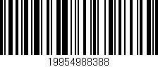 Código de barras (EAN, GTIN, SKU, ISBN): '19954988388'