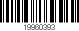 Código de barras (EAN, GTIN, SKU, ISBN): '19960393'
