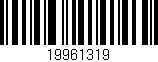 Código de barras (EAN, GTIN, SKU, ISBN): '19961319'