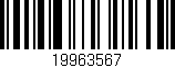 Código de barras (EAN, GTIN, SKU, ISBN): '19963567'