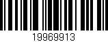 Código de barras (EAN, GTIN, SKU, ISBN): '19969913'