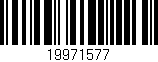 Código de barras (EAN, GTIN, SKU, ISBN): '19971577'