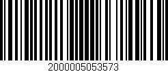 Código de barras (EAN, GTIN, SKU, ISBN): '2000005053573'