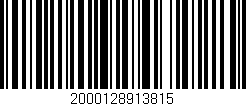 Código de barras (EAN, GTIN, SKU, ISBN): '2000128913815'