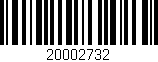 Código de barras (EAN, GTIN, SKU, ISBN): '20002732'