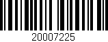 Código de barras (EAN, GTIN, SKU, ISBN): '20007225'